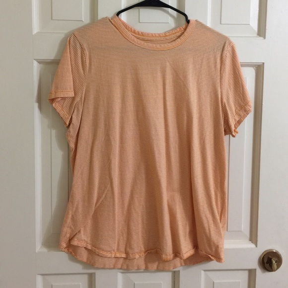 GAP Orange and White Tee