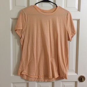 GAP Orange and White Tee