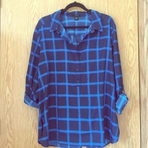 Ann Taylor Plaid Shirt