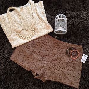 NWT!! Charlotte Russe Suede Shorts