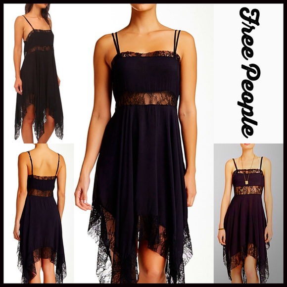 Free People Dresses & Skirts - FREE PEOPLE SLIP DRESS Lace Midi Maxi