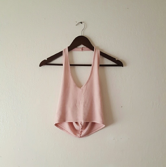 ❌SOLD❌ Brandy Melville Blush Lena Halter