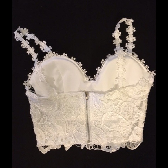 LAST‼️Sexy Two Piece Lace Pencil Skirt & Crop Top - Picture 3 of 4