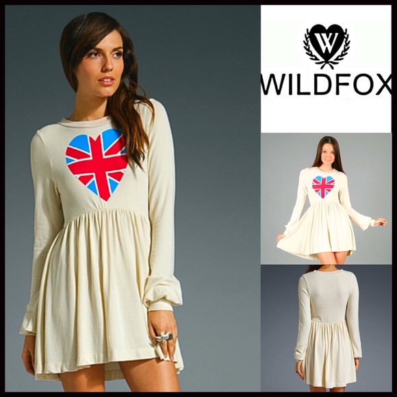 ❌SOLD❌❗️1-HOUR SALE❗️WILDFOX Mini Dress British - Picture 7 of 7