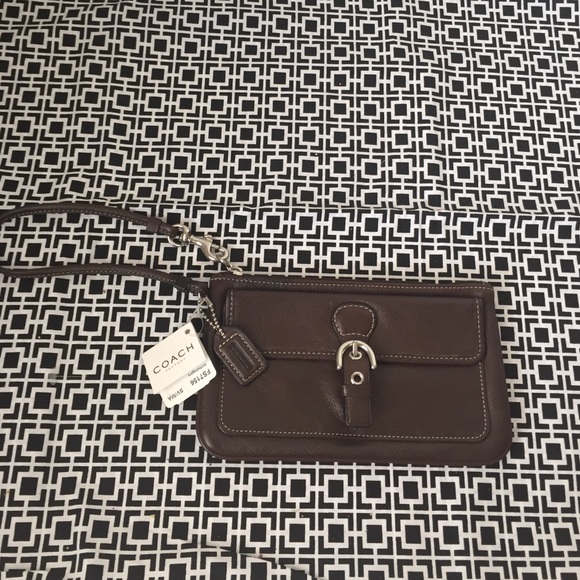 Coach Handbags - Brown coach wristlet