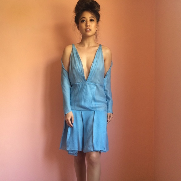 Vintage Dresses & Skirts - Vintage Cinderella Silk Dress