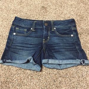 American eagle size two midi shorts