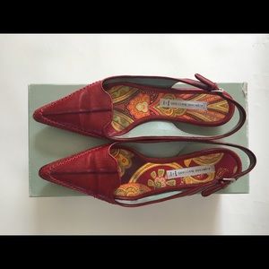 Sigerson Morrison flat sling back shoes