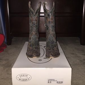 Steve Madden Lorredo Cowboy Boot