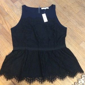 Loft lace blouse, size 8, new with tags