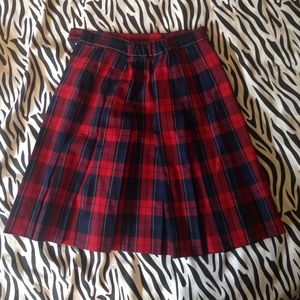 Plaid-Flannel skirt