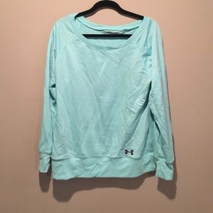 Under Armour semi-fitted baby blue long sleeve