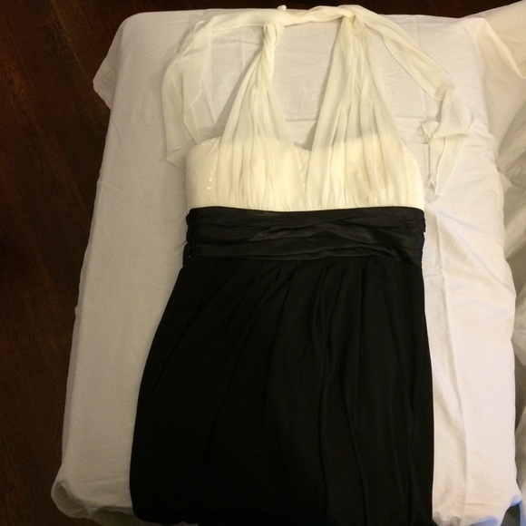 Black and white slightly fancy dress