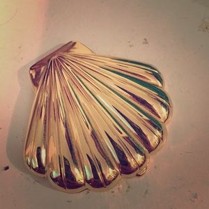 Lilly Pulitzer seashell pocket mirror