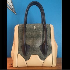 Pour la Victoire Hand Satchel -Leather/Mixed-Media