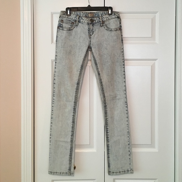 Free People Acid Wash Jeans
