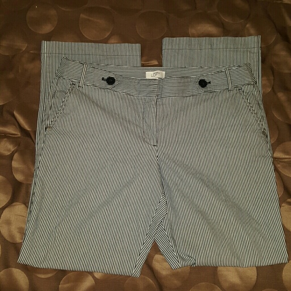 Loft Striped Pants Sz 14