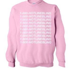 1-800 hotline bling sweater