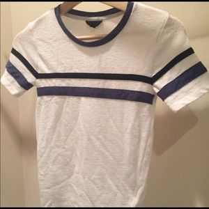 top shop stripped top