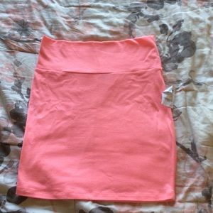 Charlotte Russe NWT Neon pink bodycon skirt