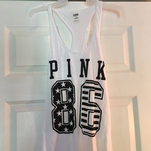 Pink by VS racer back tank top