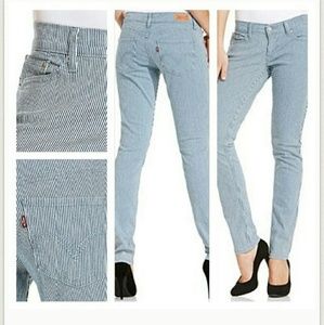Levis pinstripe jeans