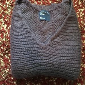 American eagle purple sweater