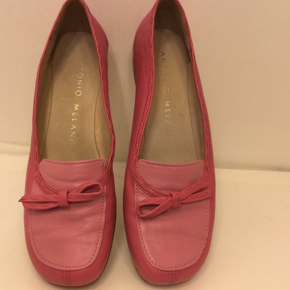 ANTONIO MELANIE SZ 7 BUTTER LEATHER LOAFER  EUC