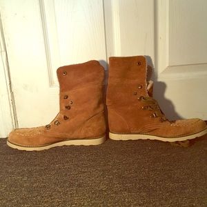 Aldo brown boots size (8) men