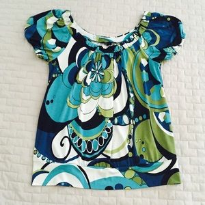 AB Studio Colorful Blouse