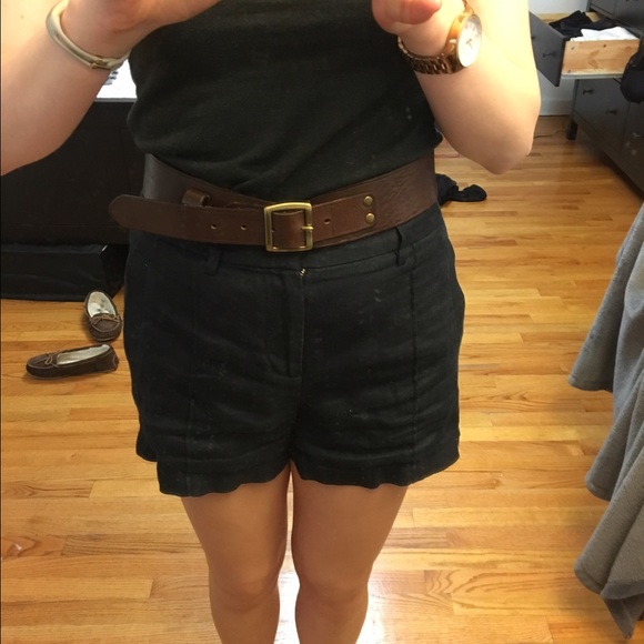 Wide leather J.Crew belt, barely worn.