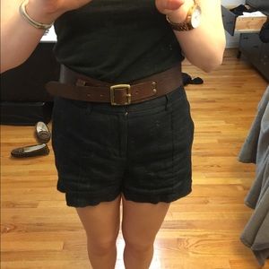 Wide leather J.Crew belt, barely worn.