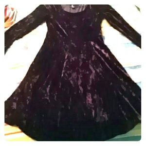 Forever 21 velveteen skater dress