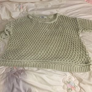Garage Fishnet Long Sleeve Sweater