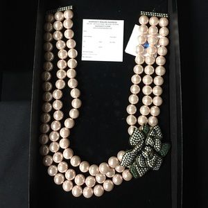 Heidi Daus "Garden Gardenia" pink Pearl necklace