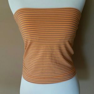 Orange & Grey Tube top