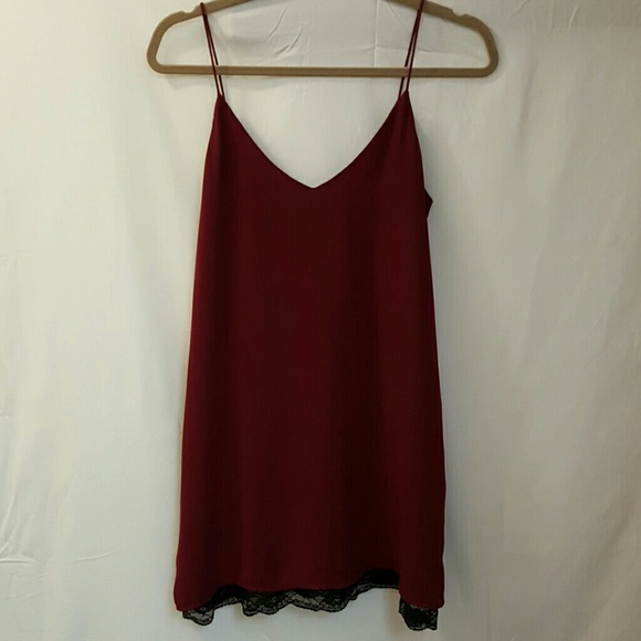 Deep Red Dress from Forever 21