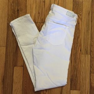 AG The Legging Ankle White Size 28