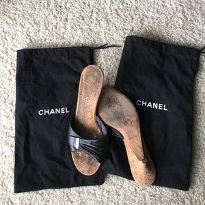 Chanel cork mules for sale 😍