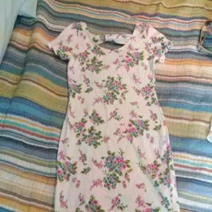 Forever 21 floral bodycon dress