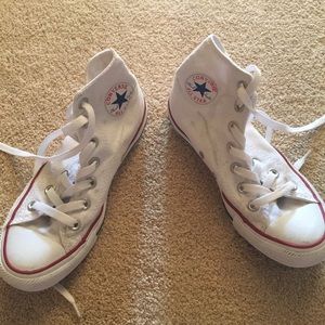 White high top converse