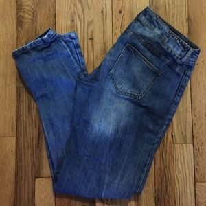 Zara Slim Distressed Jeans Size 8