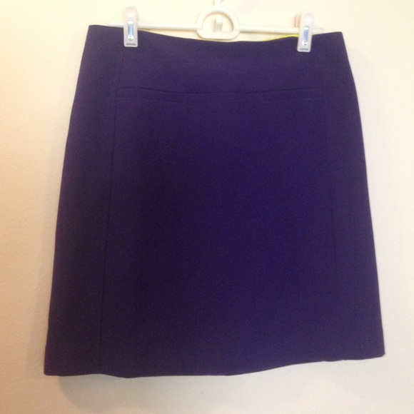 Purple Ann Taylor LOFT skirt - Picture 1 of 3