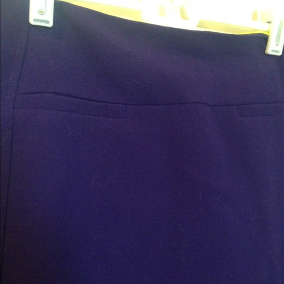 Purple Ann Taylor LOFT skirt - Picture 2 of 3