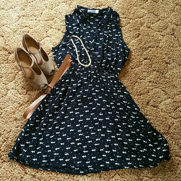 Button up sleeveless dress