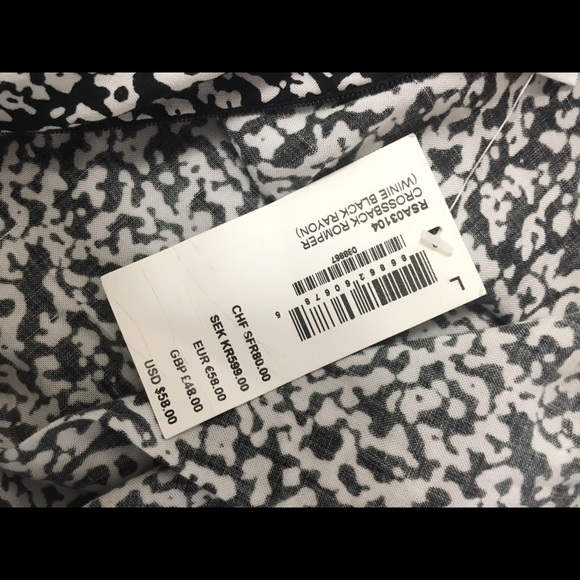 NWT American Apparel Criss-Cross Romper - Picture 3 of 4