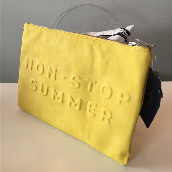 ❌SOLD❌ Zara Neon Clutch - Picture 2 of 4