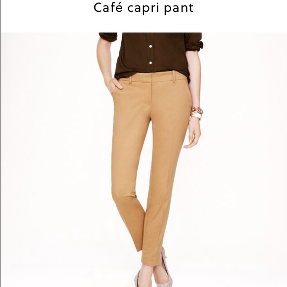 Jcrew Cotton Cafe Capris