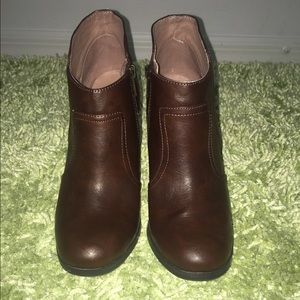 Brown booties