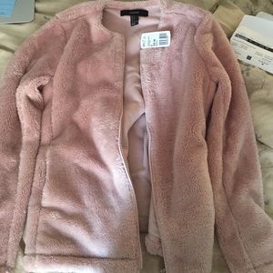 Super comfy fluffy pink jacket